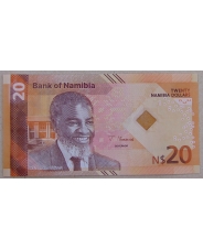 Намибия 20 долларов 2025 UNC. арт. 5537